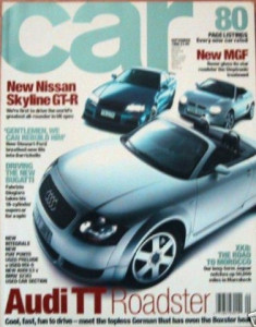 CAR MAGAZINE 1999 SEPT - LANCIA DELTA, PUNTO, AUDI TT, SKYLINE GT-R, BUGATTI